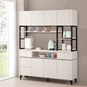 A1699-1 艾德嘉5尺岩板收納櫃 (附活動隔板3大1小片)厚12mm岩板桌面