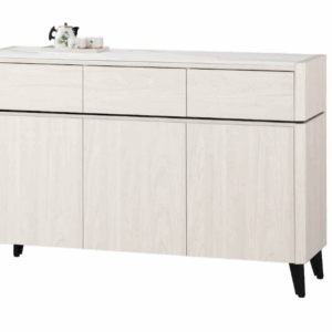 A1700-3 艾德嘉4尺岩板收納櫃下座 (附活動隔板1大1小片)厚12mm岩板桌面