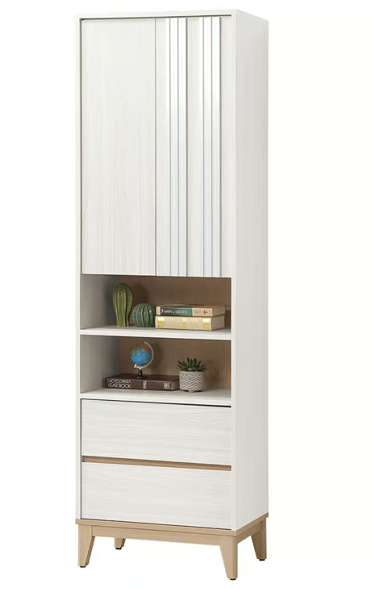 843-4洛蒂2尺二抽收納櫃 (附2片活動隔板)