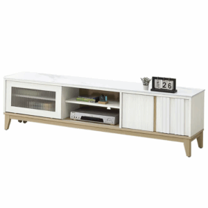 608-3洛蒂6尺推門岩板電視櫃 (附2片活動隔板)(開門內無隔板)