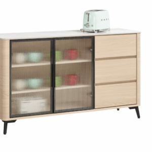 A1702-2 艾維斯4.5尺岩板餐櫃 (附活動隔板2片)厚12mm岩板桌面