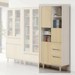 750-4帕特2.6尺三門三抽多功能櫃 (開門內各附1片活動隔板）