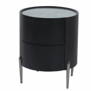 C280-9 8842B圓床頭櫃 熏煙色