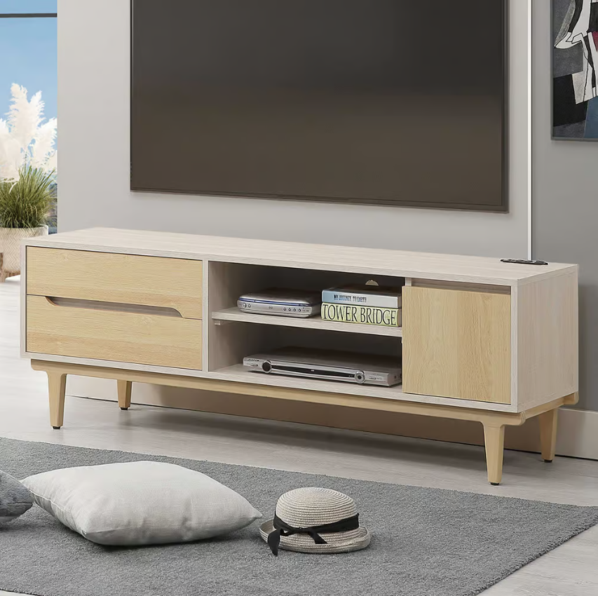 612-3帕特5尺電視櫃 (附2個電線孔，門內無隔板)