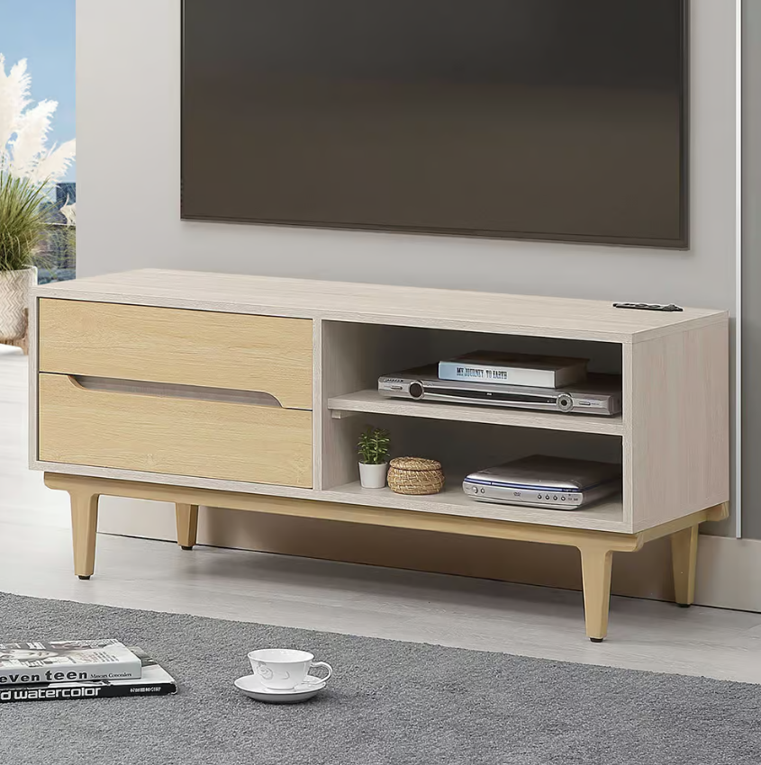 612-4 帕特4尺電視櫃 (附2個電線孔)