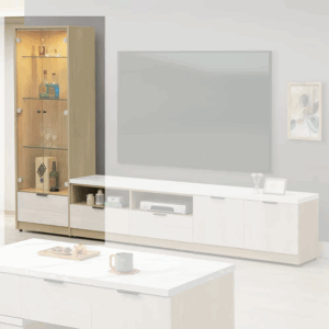 596-2庫克2尺展示櫃 (門片5mm強化玻門，附2片8mm玻璃隔板) (附LED省電燈具，採用線上開關)