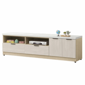 596-4庫克6尺電視櫃 (附2個電線孔，開門內無隔板)