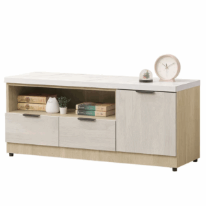 596-5庫克4尺電視櫃 (附1個電線孔，開門內無隔板)