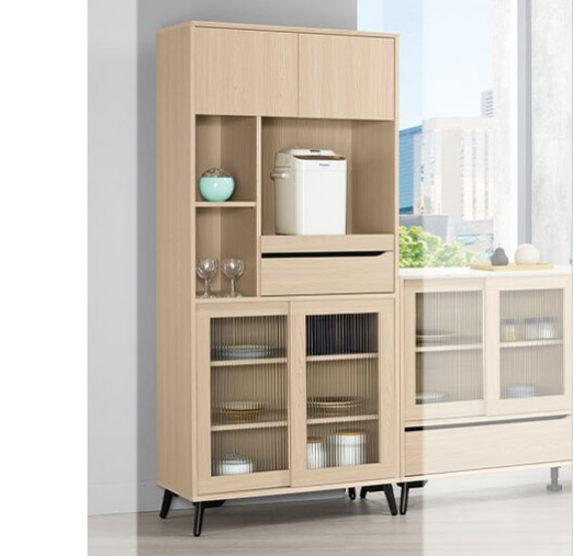 A1705-1 朵利斯6尺高收納櫃 附活動隔板2大.1小片