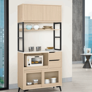 A1704-2 朵利斯3尺仿石面收納櫃 附活動隔板1片