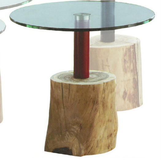 C286-16 NS0183原木小茶几 紅