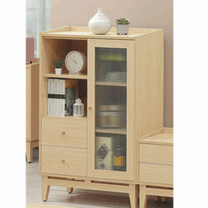 E279-3 喬伊原木色2.7尺收納邊櫃