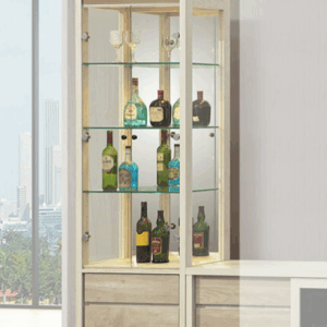 E280-2 2.2尺展示櫃 LED-黃 線上開關