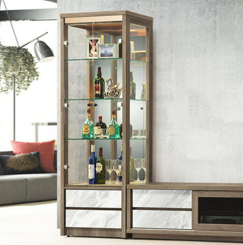 E280-5 北海道2.2尺展示櫃 LED燈-黃