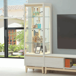 C294-1 波伊2.2尺展示櫃 LED黃光+線上開關