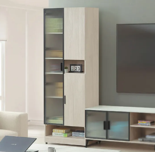 C295-1 貝諾可2.5*7尺三門收納櫃 展示櫃共用