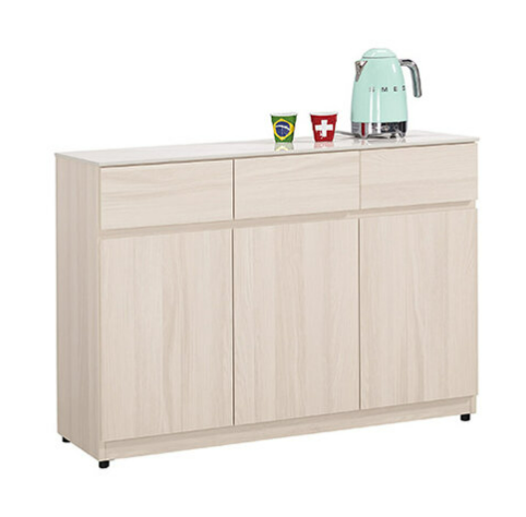 A1712-2 里斯特4尺岩板收納櫃下座 ⊙附活動隔板2片、 ⊙桌面12mm岩板