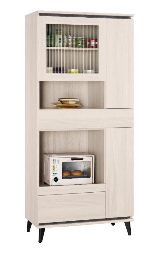 A1713-1 范德爾6尺高收納櫃 附活動隔板1大.4小片