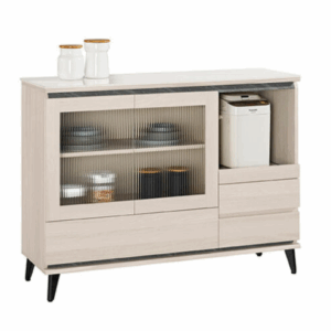 A1713-2 范德爾4尺岩板餐櫃 ⊙附活動隔板1片、 ⊙桌面12mm岩板