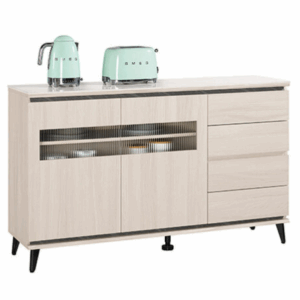 A1713-4 范德爾5尺岩板餐櫃 ⊙附活動隔板2片、 ⊙桌面12mm岩板