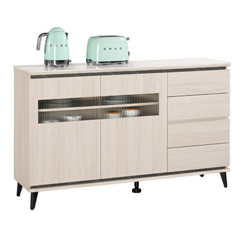 A1713-4 范德爾5尺岩板餐櫃 ⊙附活動隔板2片、 ⊙桌面12mm岩板