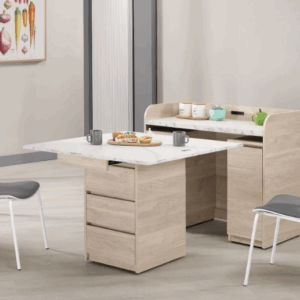 A1716-1 丹尼爾3.5尺仿石面活動式餐櫃 (附活動隔板*1片)