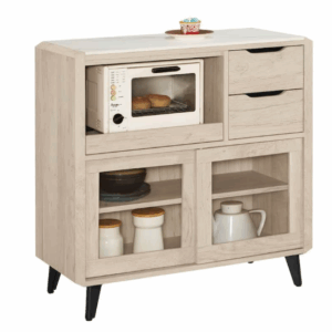 A1715-4 韋斯理3尺岩板推門收納櫃