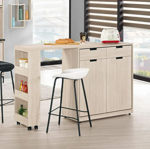 A1718-1 昆提斯3.6尺中島型多功能餐櫃 附活動隔板2片