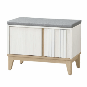 661-3洛蒂2.3尺坐式鞋櫃 (附2片活動隔板)(採用貓抓皮椅墊)