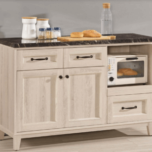 A1726-2 雪莉4尺石面收納櫃(附活動隔板1片)