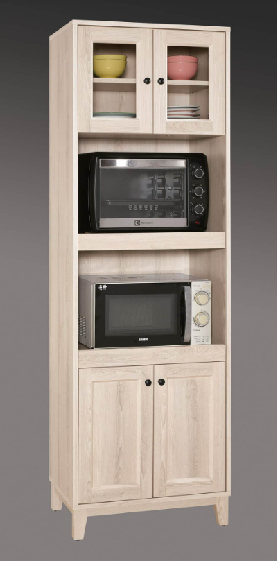 A1719-2 雪莉6尺高餐櫃 (附活動隔板2片)