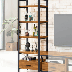 E290-7 工業風木心板2尺一抽書櫃