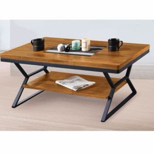 E256-3 工業風木心板3.6尺大茶几
