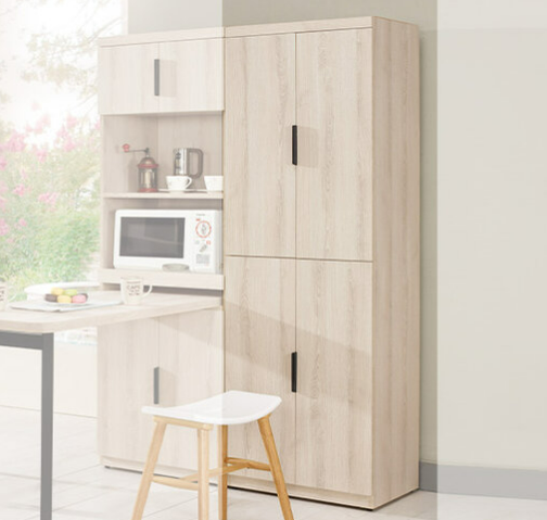 A1721-3 塔利斯6尺高四門收納櫃 (附活動隔板4片)