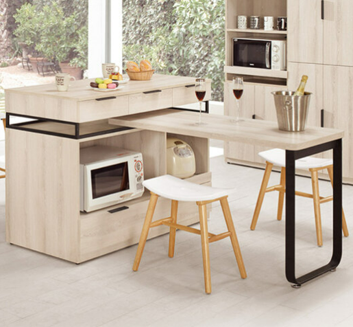 A1721-4 塔利斯4尺中島型多功能餐桌櫃