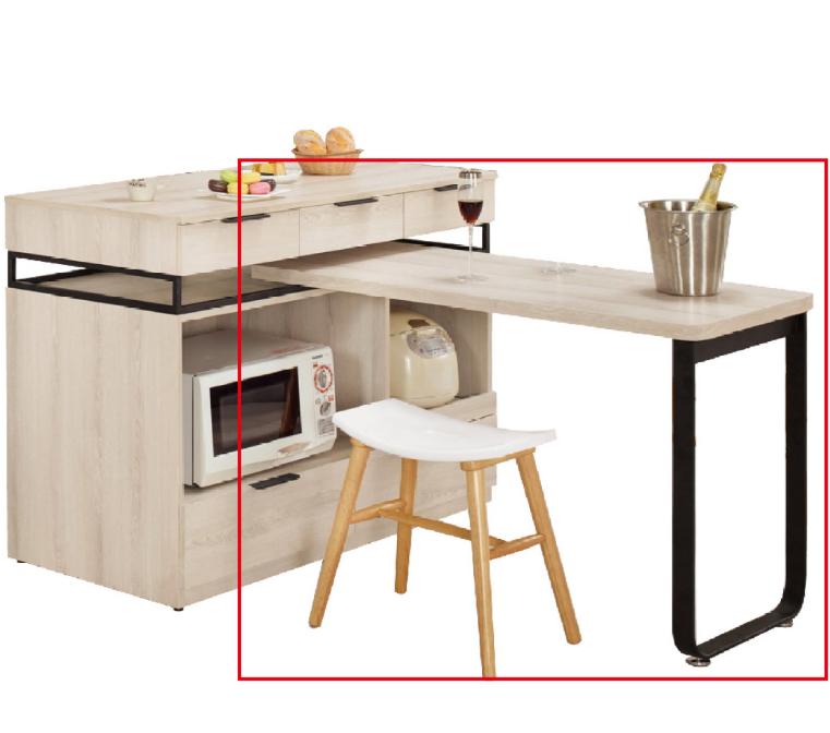 A1721-6 塔利斯L型桌面架