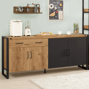 A1724-1 布朗克斯6尺餐櫃 (附活動隔板2片)