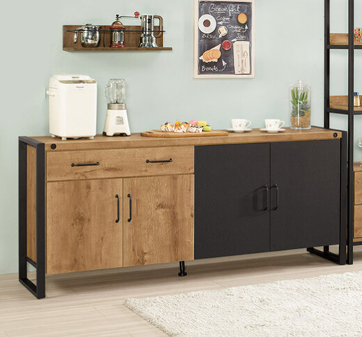 A1724-1 布朗克斯6尺餐櫃 (附活動隔板2片)