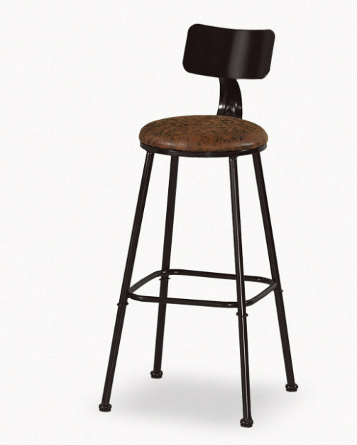 A1884-11 凱文吧椅 皮 (坐高77公分)