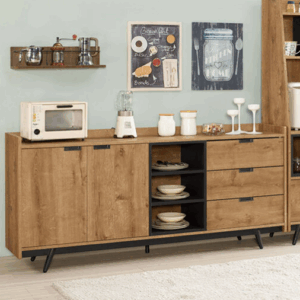 A1724-2 摩德納6尺餐櫃 附活動隔板1大2小片