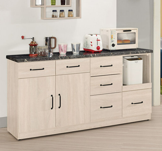 A1725-2羅傑5.2尺石面餐櫃   附活動隔板1片