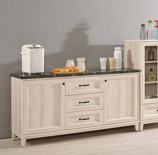 A1726-1 雪莉5.2尺石面收納櫃 附活動隔板2片