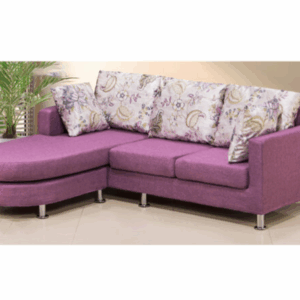 G530-2 A16粉紫L型沙發