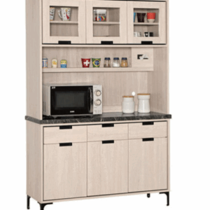 A1727-3 昆提斯4尺石面收納櫃 附活動隔板2大2小片