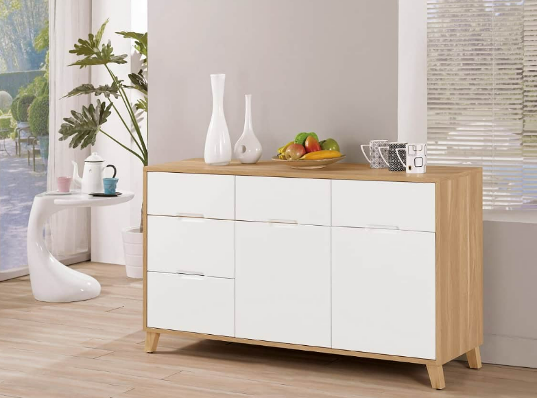 A1728-3 羅德尼4.5尺五抽收納櫃 (附活動隔板1片)