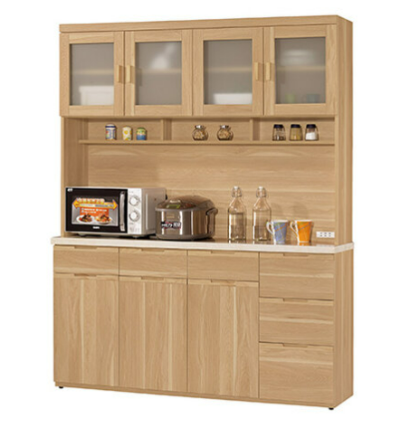 A1729-1 維克多5.2尺石面收納櫃 附活動隔板3大1小片、 ⊙附刀叉收納抽屜