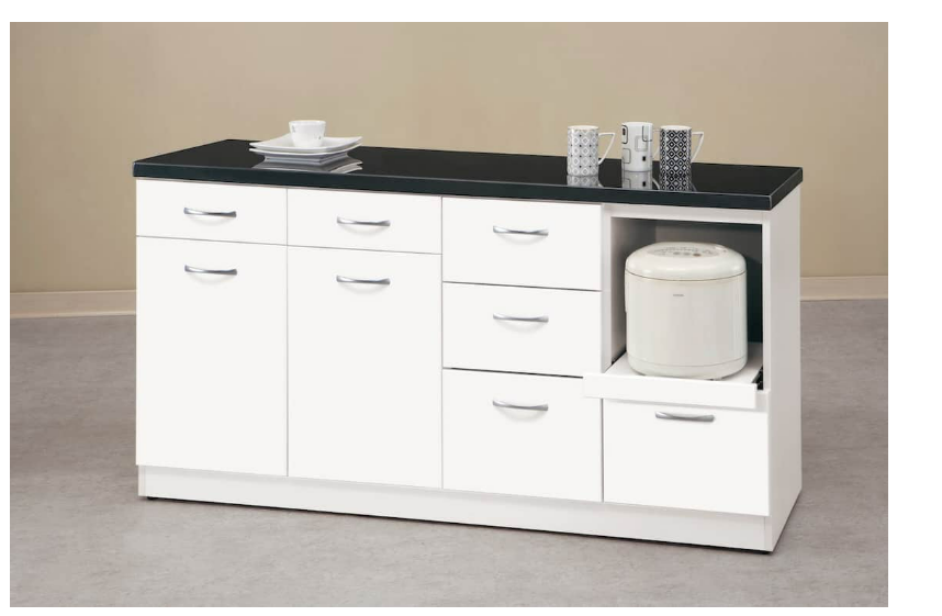 A1731-2 雅典娜5.2尺石面收納櫃下座 (附活動隔板1片) (附刀叉收納抽屜)