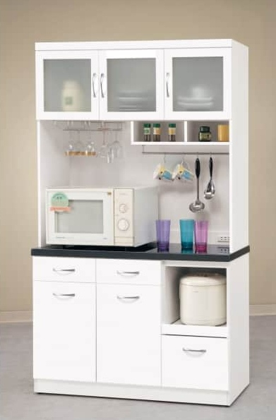 A1732-1 雅典娜4尺石面收納櫃 (附活動隔板1片) (附刀叉收納抽屜)