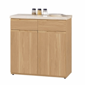 A1730-4 維克多2.7尺石面收納櫃下座 (附活動隔板1片) (附刀叉收納抽屜)