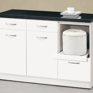 A1732-2 雅典娜4尺石面收納櫃下座 (附活動隔板1片) (附刀叉收納抽屜)